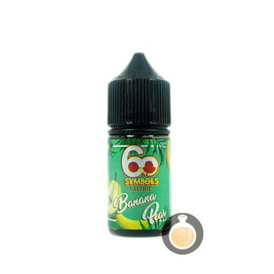 60 Symbols - Salt Nic Banana Pear - Malaysia Vape Juice & E Liquid Store