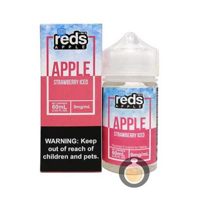 7 Daze - Reds Apple Strawberry Iced - Malaysia Vape Juice & US E Liquid