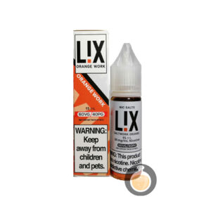 LiX - Nic Salts Saltwork Orange - Malaysia Vape Juice & US E Liquid Store