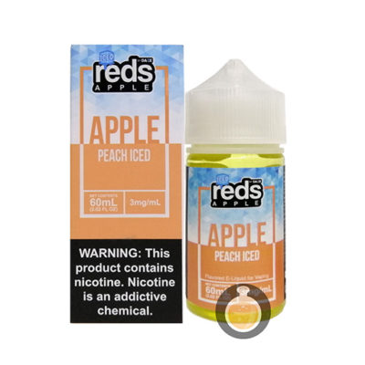 7 Daze - Reds Apple Peach Iced - Wholesale Vape Juice | E Liquid Distro