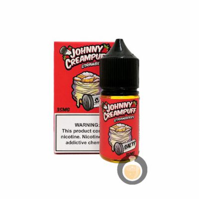 Johnny Creampuff - Strawberry Salt Nic - Wholesale US Vape Juice & Liquid