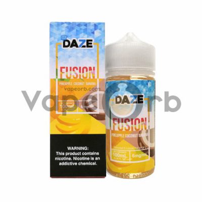 7 Daze Fusion Pineapple Coconut Banana Ice Wholesale Vape Juice